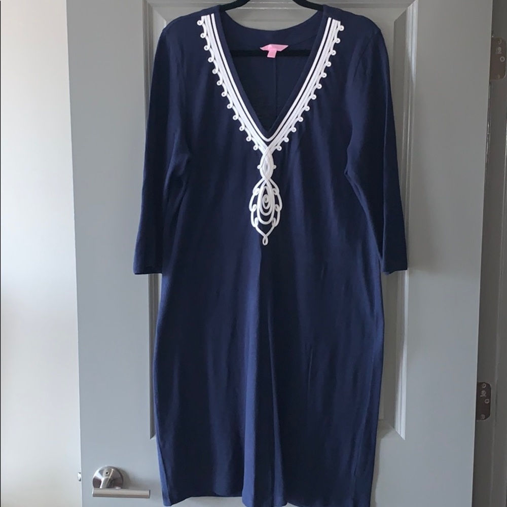 Navy Lilly Pulitzer dress size xl